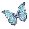 DIAMOND DOTZ Quick DOTZ Blue Butterfly Diamond Art Painting Kit 5.1" X 5.1" - 2 of 4