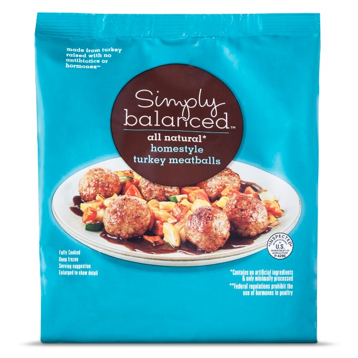Homestyle Turkey Meatballs 20oz Simply Balanced™ Target