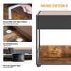Dog Window Perch Pet Bunk Bed Pet Window Perch with Removable Non-Slip Cushion for Dogs, Cats, Wood Dog Perch to Look Out Window with Storage Drawer - 3 of 4