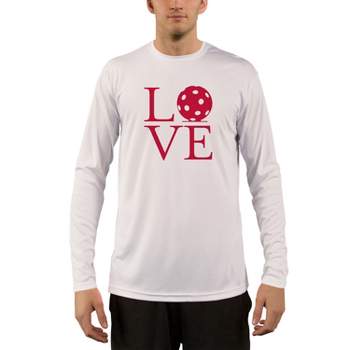Vapor Apparel Men's Love Pickleball UPF 50+ Long Sleeve T-Shirt