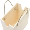 3 Pack Unfinished Natural Wooden Hand Bags in 3 Sizes for Party Decorations, Ornament and DIY Craft Projects - image 3 of 4