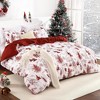 3 Piece Christmas Bedding Duvet Cover Set - 2 of 4