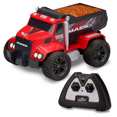 Kid Galaxy RC Mack Dump Truck with Rechargeable Battery