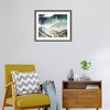 La Jolla Curves by Rachel Dowd Wood Framed Wall Art Print - Amanti Art: Modern Seaside Landscape, Acrylic Glazed Lithograph - 4 of 4