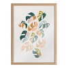 18" x 24" Blake Tropical Leaves 02 Framed Printed Glass - Kate & Laurel All Things Decor - 2 of 4