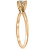 Pompeii3 14k Yellow Gold 1/2ct Round Solitaire Diamond Engagement Ring - 2 of 4