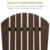 Best Choice Products Folding Adirondack Chair Outdoor, Wooden Accent Yard Furniture w/ 350lb Capacity - 4 of 4
