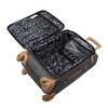 Nicole Miller Paige Softside 3 Piece Expandable Set with 4 wheel Suitcase (Carry On, Checked, Underseat Bag) - 4 of 4