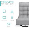 Best Choice Products Folding Floor Gaming Chair for Home, Office w/ 360-Degree Swivel, 4 Positions - 4 of 4