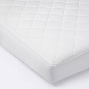 Waterproof Fitted Mini Crib Mattress Pad Cover - Cloud Island™ White - 1 of 3