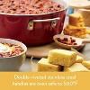 Ayesha Curry Home Collection Nonstick Stock Pot/Stockpot with Lid, 7.5 Quart, Sienna Red - 4 of 4