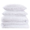 3 Piece Plush Shaggy Comforter Set Ultra Soft Luxurious Faux Fur Decorative Fluffy Crystal Velvet Bedding by Sweet Home Collection® - 3 of 3