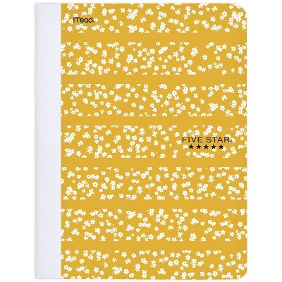 Composition Notebook College Ruled Mod Daisy Stripes - Five Star