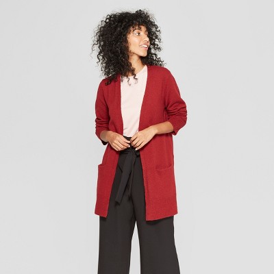 target red cardigan