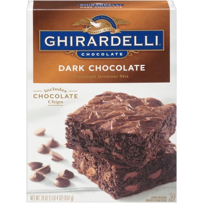 chocolate dark brownie ghirardelli mix target 20oz