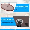 BestMassage Bar Stools Set of 2 with Backrest and Footrest Modern Kitchen Island Stools - 3 of 4