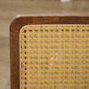 ORRD Mid Century Modern Dining Chairs (Set of 2) – Linen, Natural Cane Back, Chrome Base, Breuer Design, Coffee Color - 4 of 4