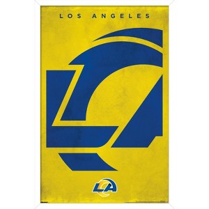 Trends International NFL Los Angeles Rams - Logo 25 Framed Wall Poster Prints - 1 of 4