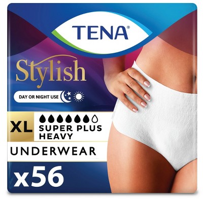  TENA Classic Protective Underwear, Incontinence, Disposable,  Moderate Absorbency, Large, 18 Count : Health & Household