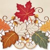Collections Etc Harvest Maple Leaves Valance - 3 of 3