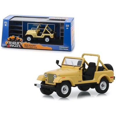 1980 Jeep CJ-5 Yellow (Julie Roger's) "Charlie's Angels" (1976-1981) TV Series 1/43 Diecast Model Car  by Greenlight