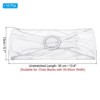 Unique Bargains Polyester Wedding Decoration Stretch Chair Sashes Bows 10 Pcs - 2 of 4