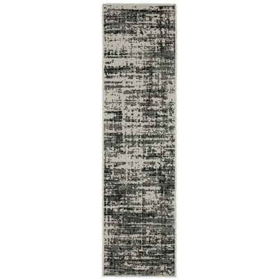 Oriental Weavers Torrey 531W1 Black/ Light Grey Indoor/Outdoor Area Rug - 1'10" x 7'3"