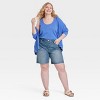 Women's High-Rise 90's Baggy Denim Bermuda Shorts - Universal Thread™ - 3 of 3