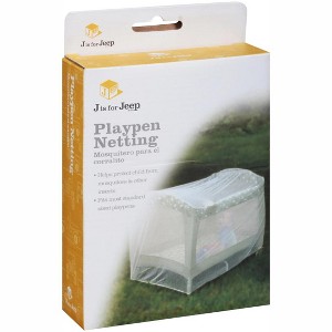 Jeep Universal Size Pack N Play Mosquito Net Tent, White - 1 of 3