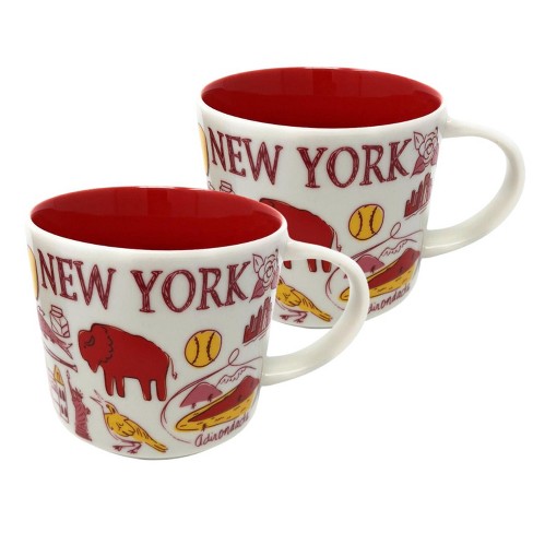 Starbucks Been There Series New York Knickerbocker State Ceramic Mug, 14 Oz (2-Pack) - image 1 of 4