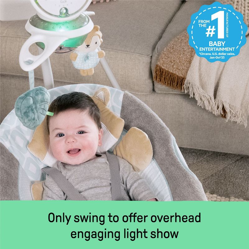 Ingenuity Inlighten Soothing Baby Swing, 4 of 18
