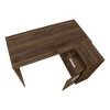 Monarch Specialties Computer Desk Home Office Corner Storage Drawers 46InchL L Shape Work Laptop Laminate Walnut Contemporary Modern - 3 of 4