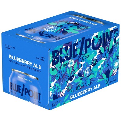 Blue Point Blueberry Ale Beer - 6pk/12 fl oz Cans