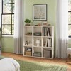 Cube Shelf Bookcase, 3-Tier Wooden Open Bookshelf, Floorstanding Storage Cabinet - 4 of 4