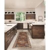 HomeStock Washable Foster Russet/Ivory 2x8, Traditional, Machine Woven with Printed Designs - 2 of 4
