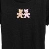 Women's - Instant Message - Bear Patches Short Sleeve Graphic T-Shirt - 2 of 4