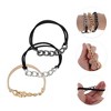 Unique Bargains Elegant Bracelet Scrunchies Hair Elastic Bands 3 Pcs - 3 of 4