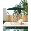 7.5FT Patio Umbrella Outdoor, Market Umbrella, Table Umbrella with Push Button Tilt and Crank, 6 Sturdy Ribs UV Protection Waterproof - 3 of 4