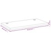 VidaXL Desk Top 31.5 in.x15.7 in.x1.6 in. Bamboo - 4 of 4