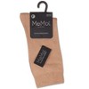 Memoi Women's Flat-Knit Bamboo Blend Crew Socks - 3 of 3