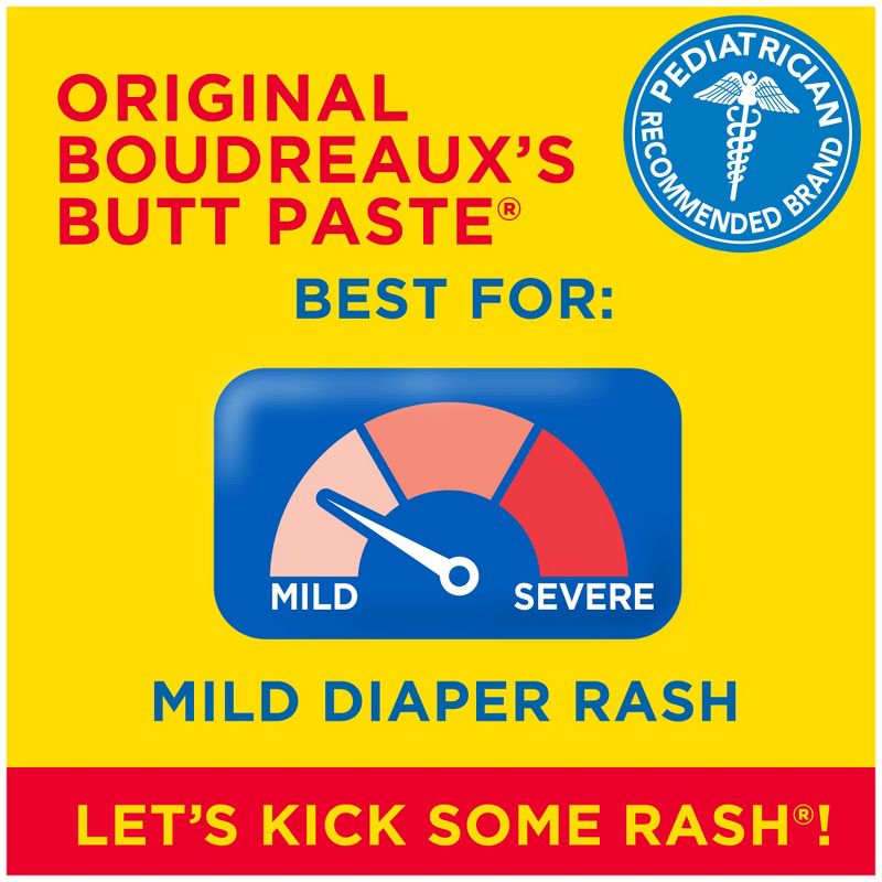 Boudreaux&#39;s Butt Paste Baby Diaper Rash Cream Original Strength - 16oz, 4 of 11