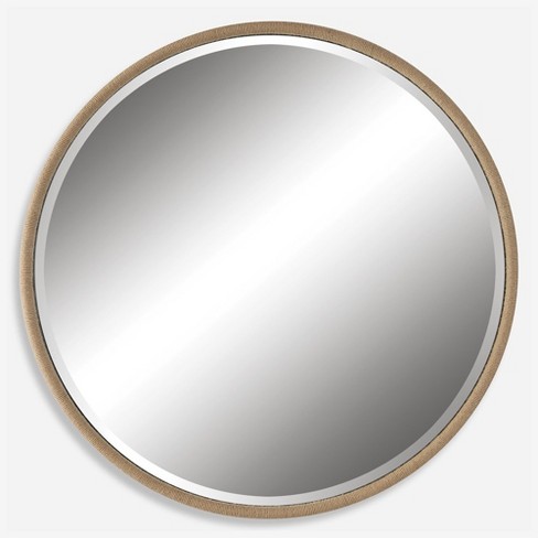 Uttermost Ranchero Natural Rope Round Mirror - image 1 of 4