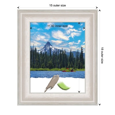 Trio White Wash Silver Polystyrene Wall Picture Frame