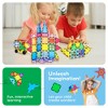 PICASSO-TILES Magnetic Tiles for Kids 101PCS, with Tote Bag and Idea Book Guide Included, STEM Building Blocks Educational Toy - 3 of 4