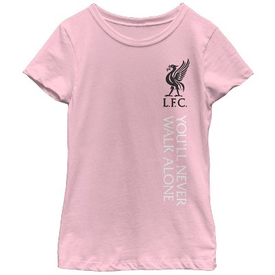 Girl's Liverpool Football Club Never Walk Alone Banner T-Shirt