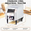 Commercial Toaster Conveyor 300 Slices/H Heavy Duty Industrial Conveyor Toaster Stainless Steel Electric Oven - 2 of 4