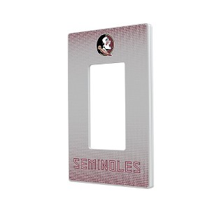 NCAA ACC Universities Linen Hidden-Screw Light Switch Plate for Single Rocker - 1 of 4