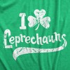 Mens I Clover Leprechauns T Shirt Funny Saint Patricks Day Cool Irish Paddy Tee - Crazy Dog Men's T Shirt - 2 of 4