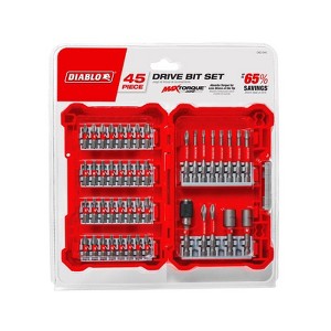 Diablo Driver Bit Set Black Oxide 45 pc - 1 of 1