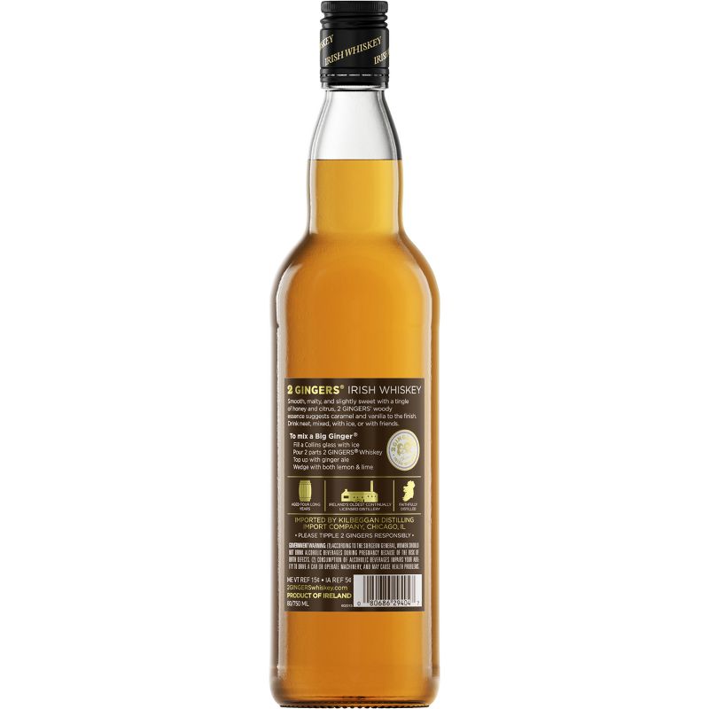 2 Gingers Irish Whiskey - 750ml Bottle, 4 of 5